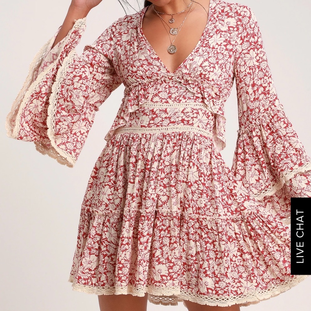 FREE PEOPLE FLORAL DRESS